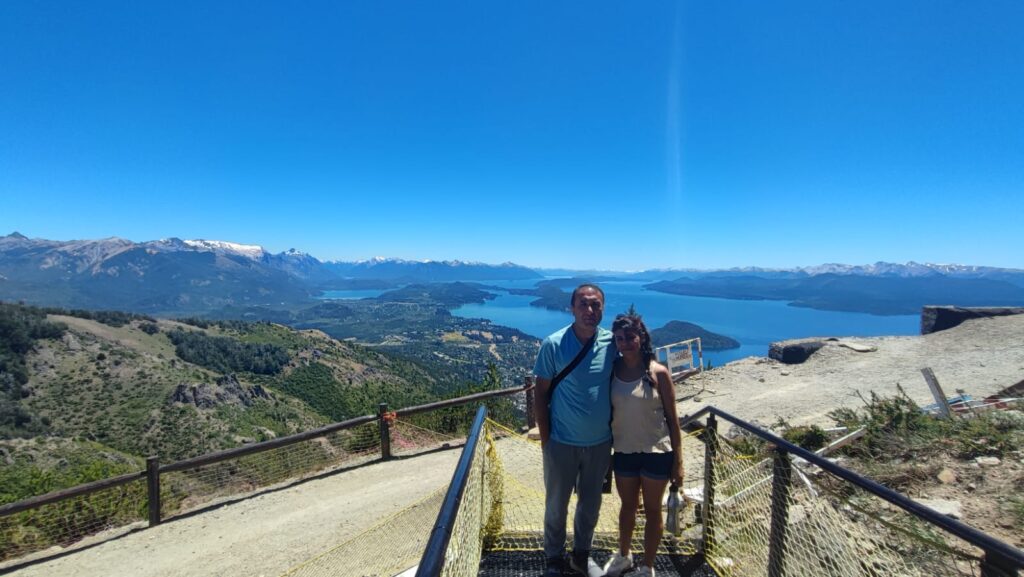 Panorámica del lago desde Cerro Otto
