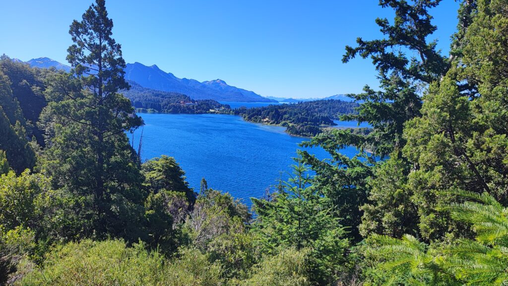 Lago Nahuel Huapi durante nuestro viaje a Bariloche Patagonia