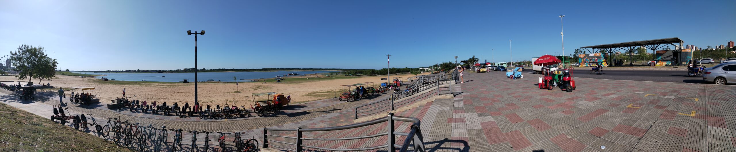 Panorama costanera asunción vista completa