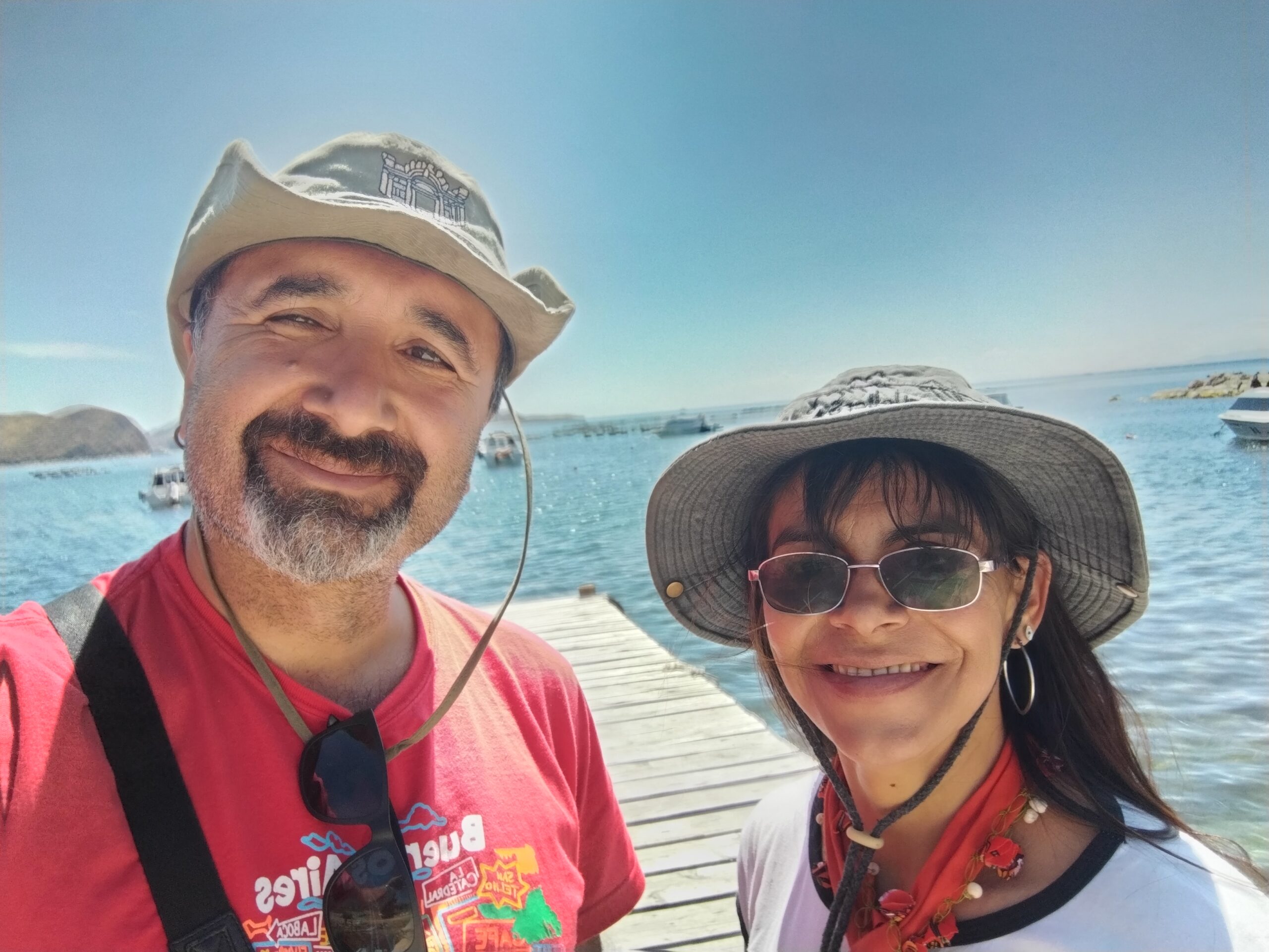Descanso en la orilla de Playa Blanca