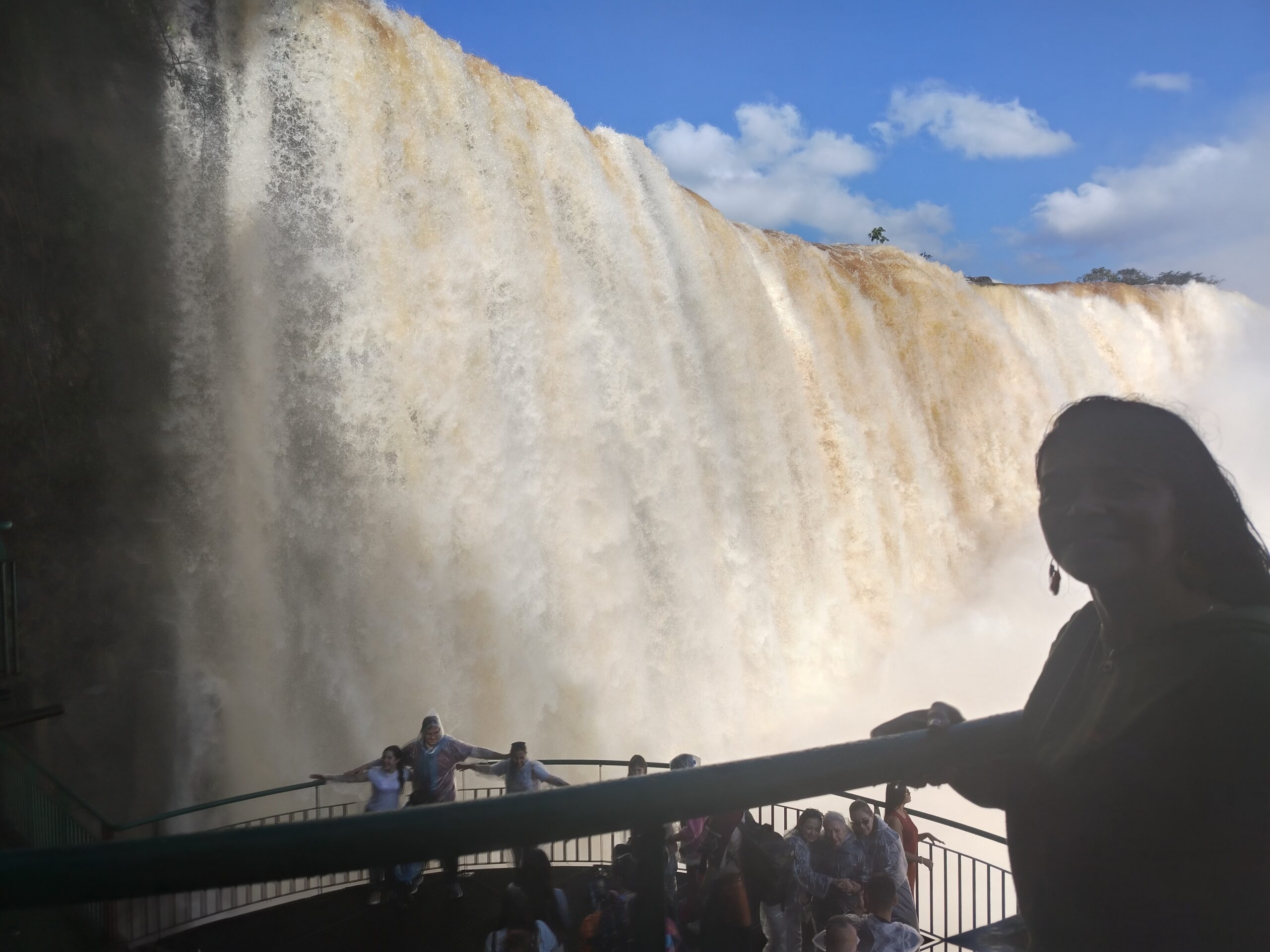 La parte más cercana de las Cataratas del Iguazú